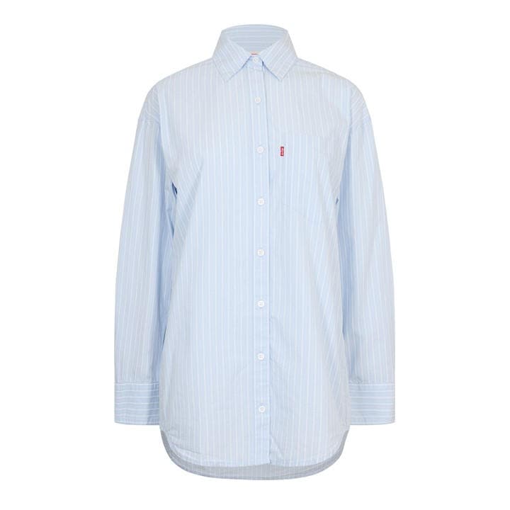 Levis Women's Blue Lola Long Sleeve Oxford Shirt in Size 12, Sports Direct