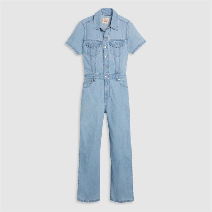 Levis Women's Blue Jumpsuit in Size 14, Sports Direct
