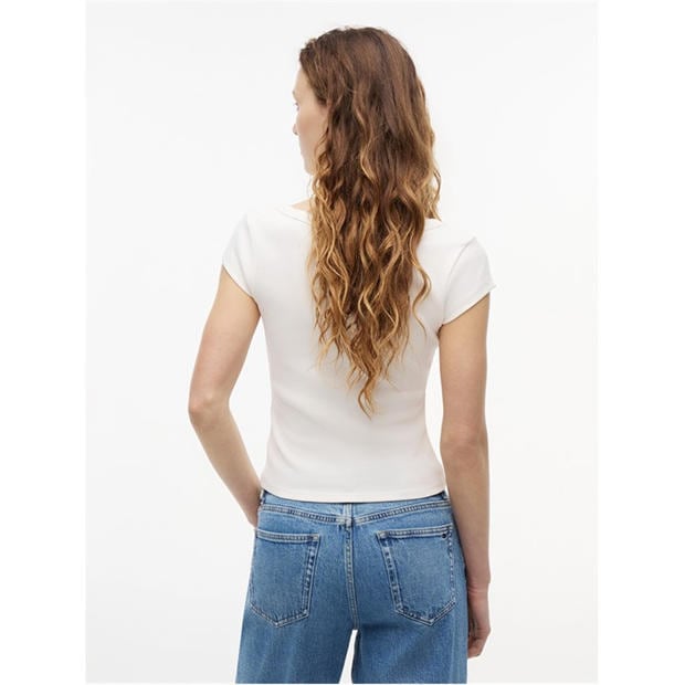 Ancient White - Tommy Jeans - Women's Slim Fit T-Shirt