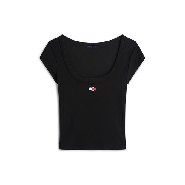 Black - Tommy Jeans - Women's Slim Fit T-Shirt