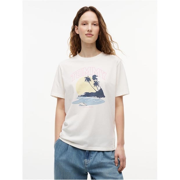 Ancient White - Tommy Jeans - Women's T-Shirt