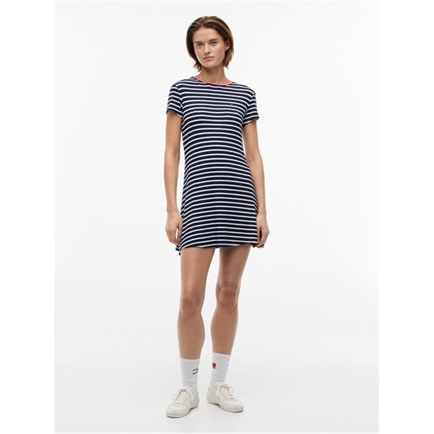 Navy/Stripe - Tommy Jeans - Women's Skater Dress