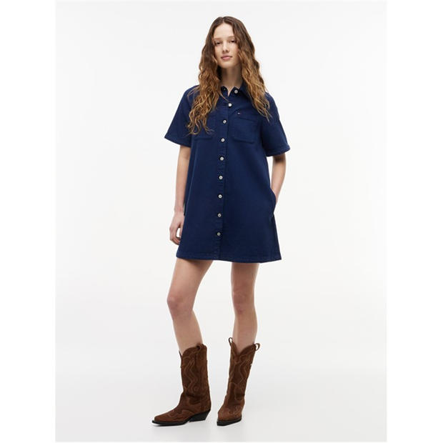Denim Medium - Tommy Jeans - Women's A Line Dress