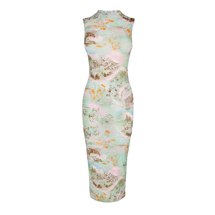 Off White Women's  Off Story Dress Ld61 in Size 8, Sports Direct