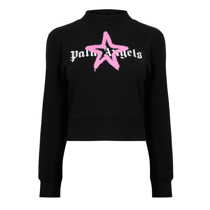 Palm Angels Women's  Star Crew T-Shirt in Size 16, Sports Direct