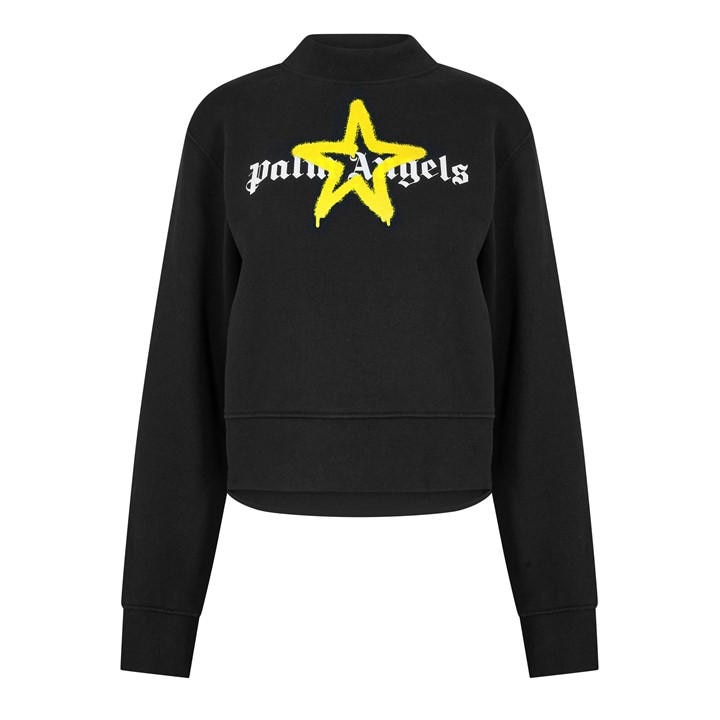 Palm Angels Women's  Star Crew T-Shirt in Size 16, Sports Direct