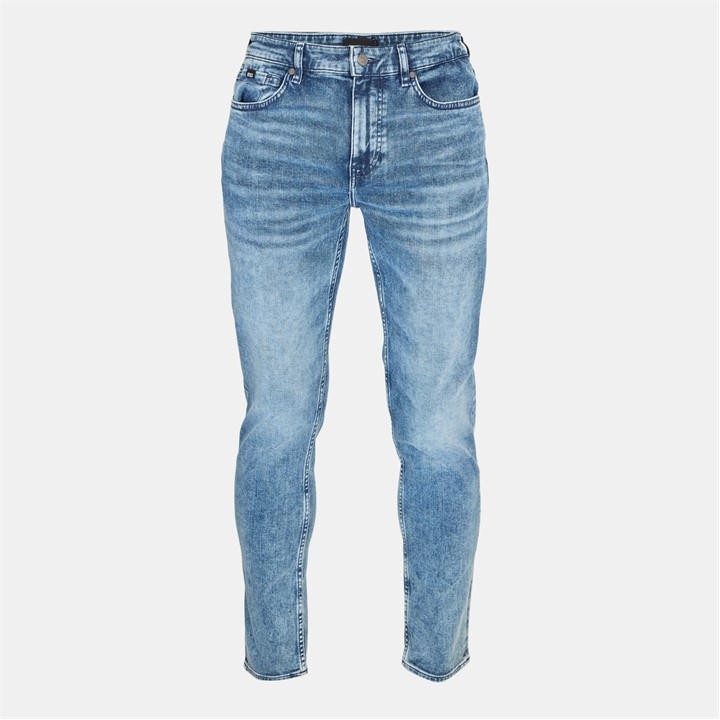 Boss Men's Blue Hbb Delaware3slm Slim-Fit Jeans in Size 36 R, Sports Direct