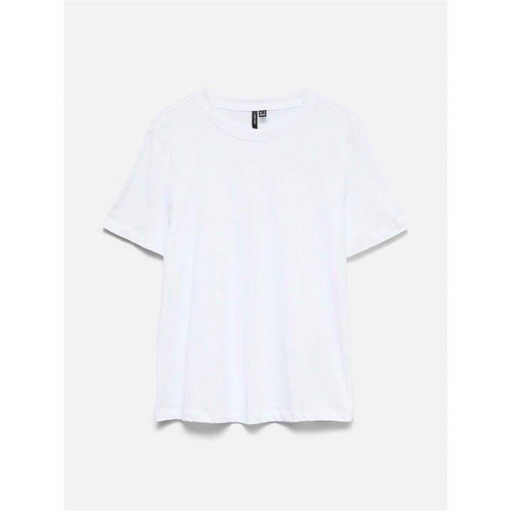 Vero Moda Women's White Paulina Short Sleeve T-Shirt in Size 10, Sports Direct