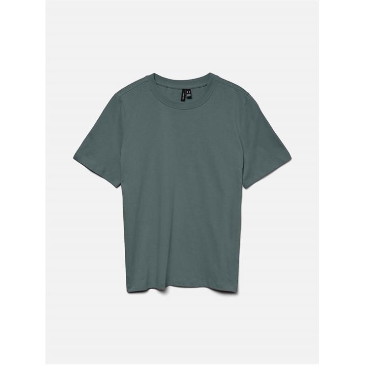 Vero Moda Women's Green Paulina Short Sleeve T-Shirt in Size 8, Sports Direct
