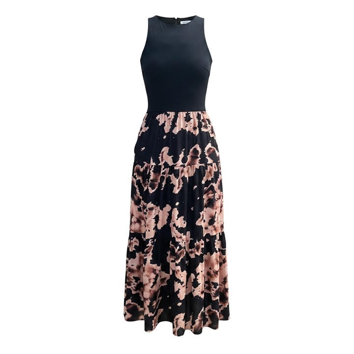 Paris  Women's  Abstract Print 2 In 1 Smock Midi Dress, Football by AX  in Size 8, Sports Direct
