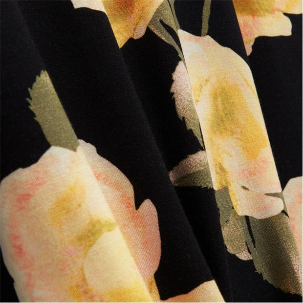 BLACK - Ted Baker - Womens Floral Print T-Shirt