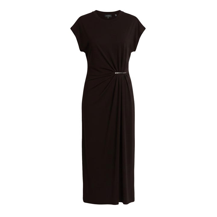 Ted Baker Women's Black Metal Trim T-Shirt Dress in Size 8, Sports Direct