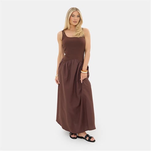 I Saw It First - Jersey Woven Maxi Dress