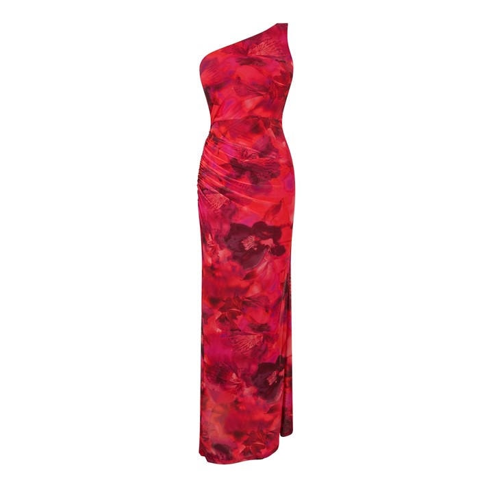 I Saw It First Women's  Printed Mesh Maxi Dress in Size 14, Sports Direct