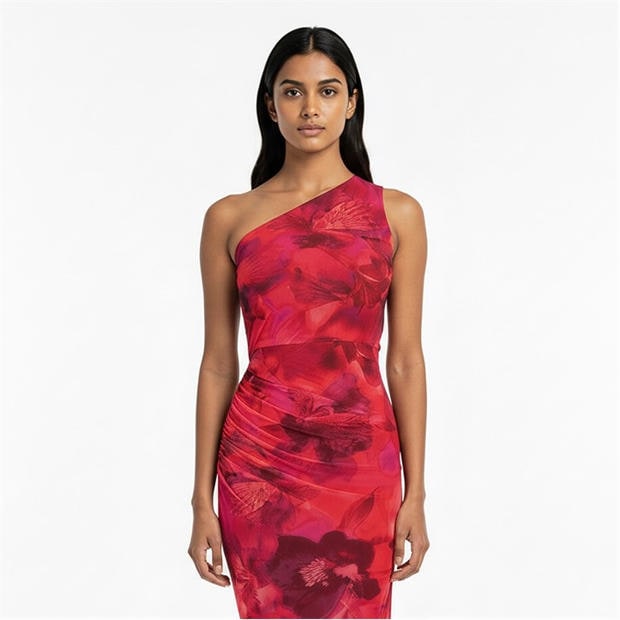 Mutli - I Saw It First - Printed Mesh Maxi Dress