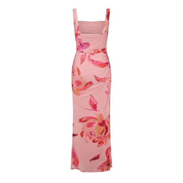 Mutli - I Saw It First - Printed Mesh Maxi Dress