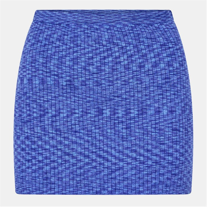 Jack Wills Women's  Space Dye Knit Rib Mini Skirt in Size 8, Sports Direct