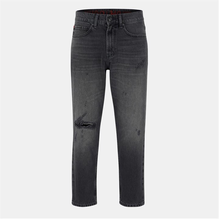 Hugo Men's Grey 340 Jeans in Size 32 L, Sports Direct
