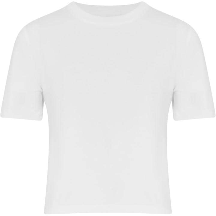 French Connection Women's White Rallie T-Shirt in Size 12, Sports Direct