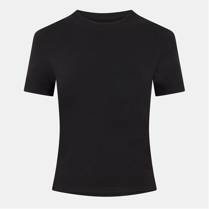 French Connection Women's Black Rallie T-Shirt in Size 12, Sports Direct