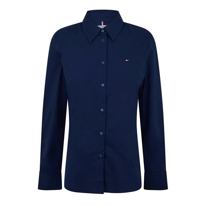 Tommy Hilfiger Women's Blue Heritage Shirt in Size 16, Sports Direct