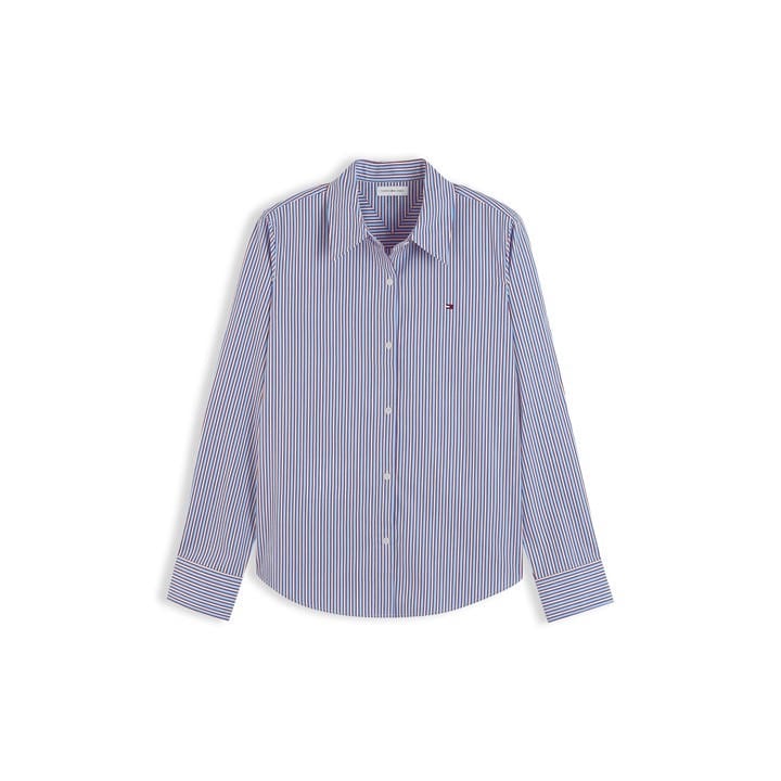 Tommy Hilfiger Women's Blue Heritage Shirt in Size 8, Sports Direct