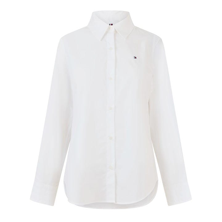 Tommy Hilfiger Women's White Heritage Shirt in Size 8, Sports Direct