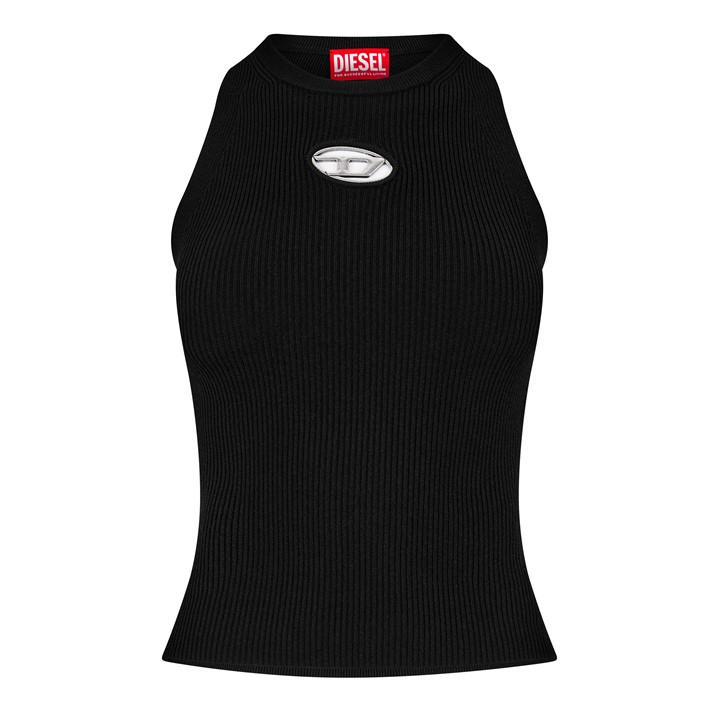 Diesel Women's Black M-Caddix Top in Size 12, Sports Direct