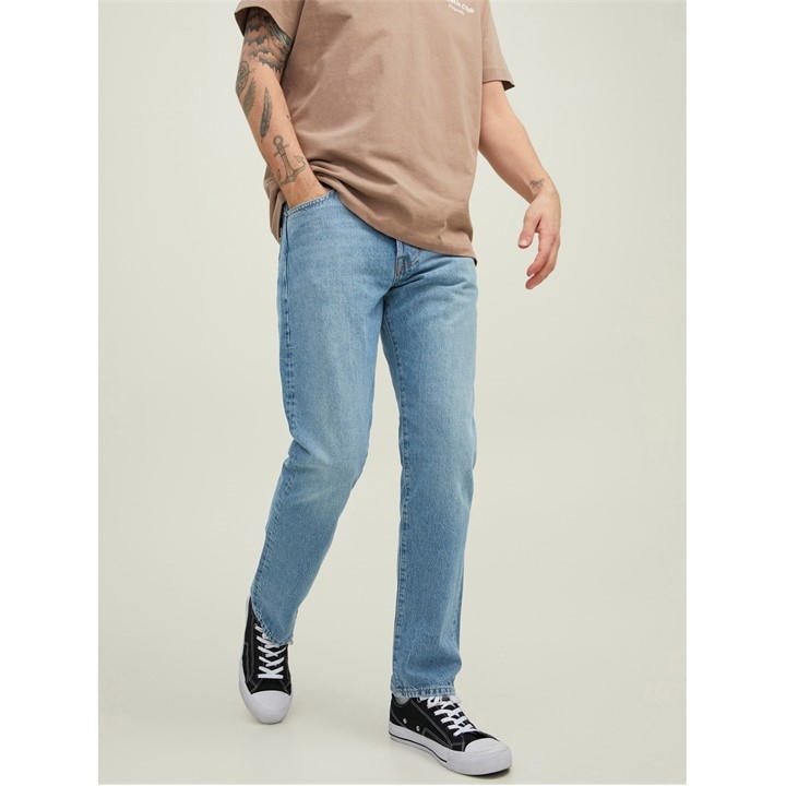 Jack And Jones Men's Blue Chris Slim Fit Jeans in Size 30 R, Sports Direct