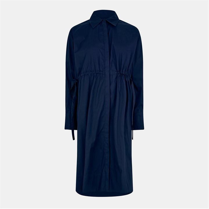 French Connection Women's Blue Rhodes Shirt Dress in Size 8, Sports Direct