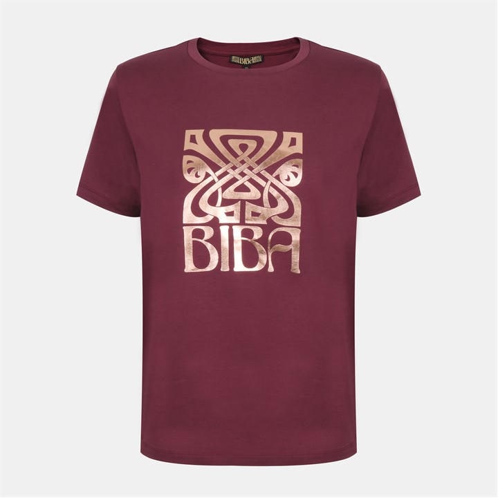 Biba Women's Red Logo T-Shirt in Size 12, Sports Direct