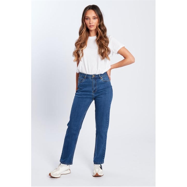 Be You Women's Blue Mom Jeans Size 22