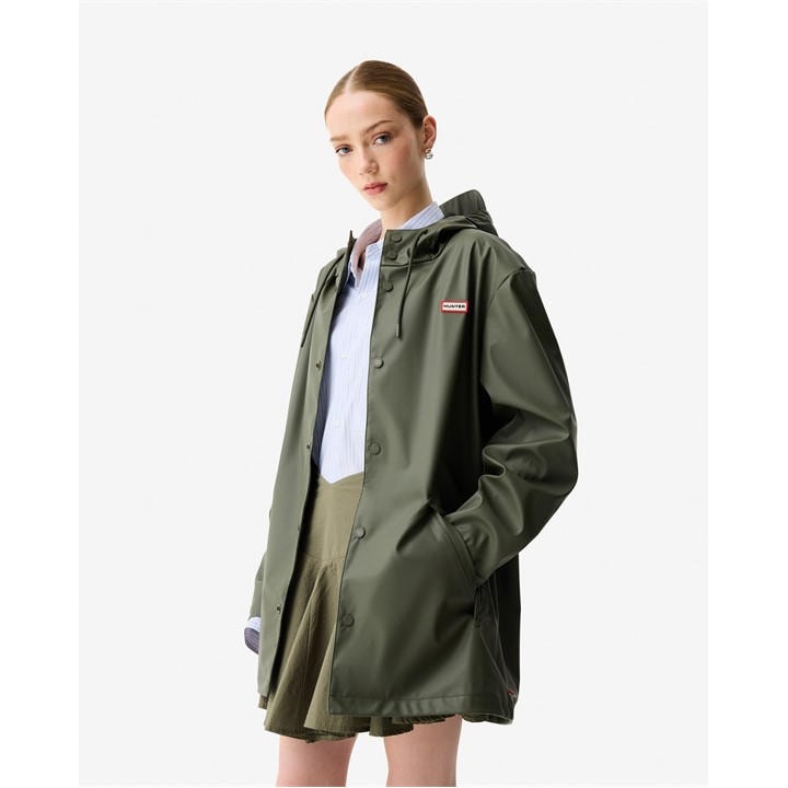 Hunter Women's Green Jo Otb Rain Anorak in Size 16, Sports Direct