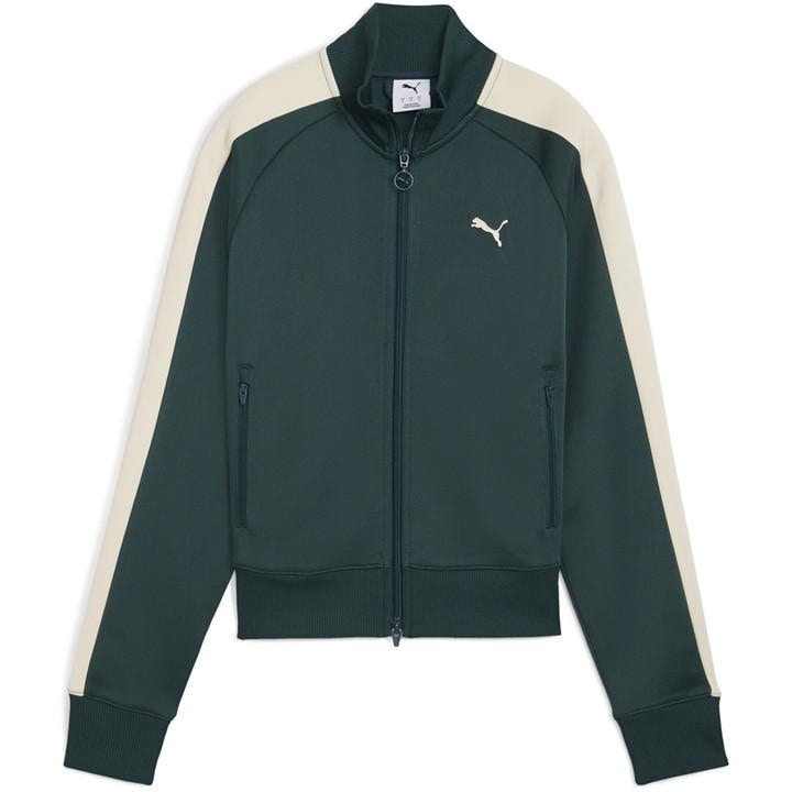 Puma Women's Green T7 Track Jacket in Size 14, Sports Direct