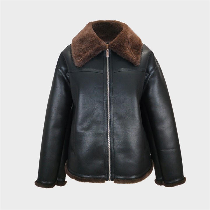 Biba Women's Black Wind Resistant Hip Length Long Sleeve Faux Leather Jacket in Size 18, Sports Direct