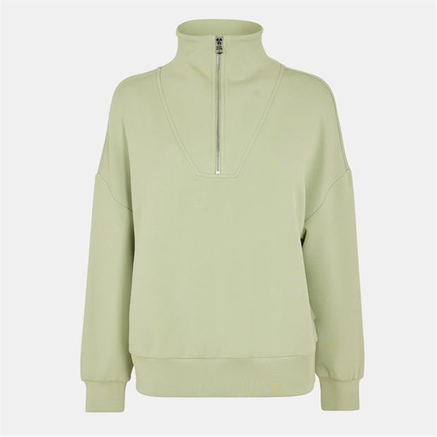 Snow Sage - VARLEY - Hawley Half Zip Sweatshirt
