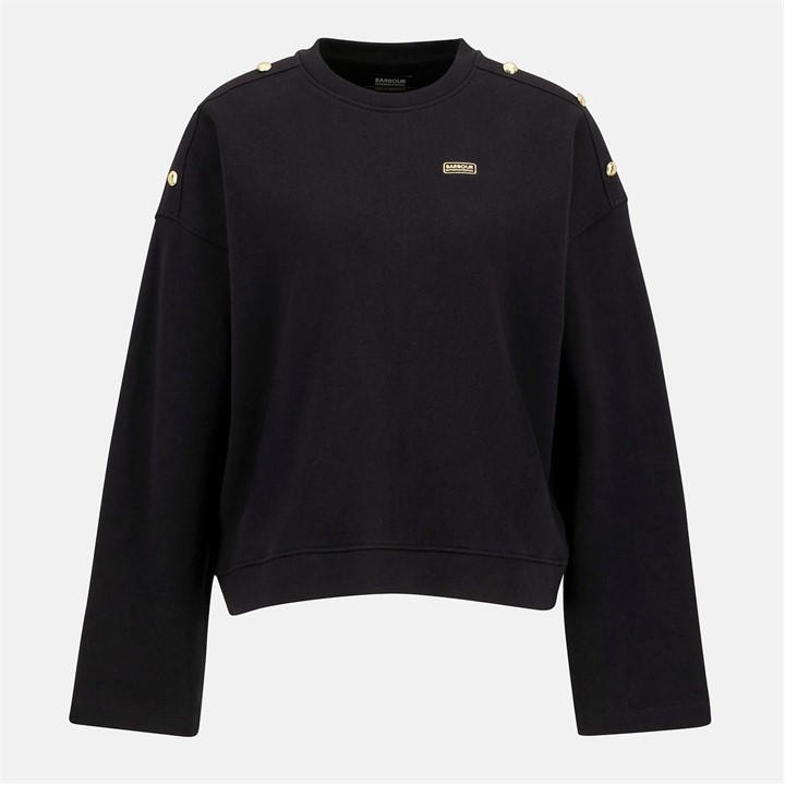 International  Women's  Juliana Sweatshirt, Football by Barbour  in Size 8, Sports Direct
