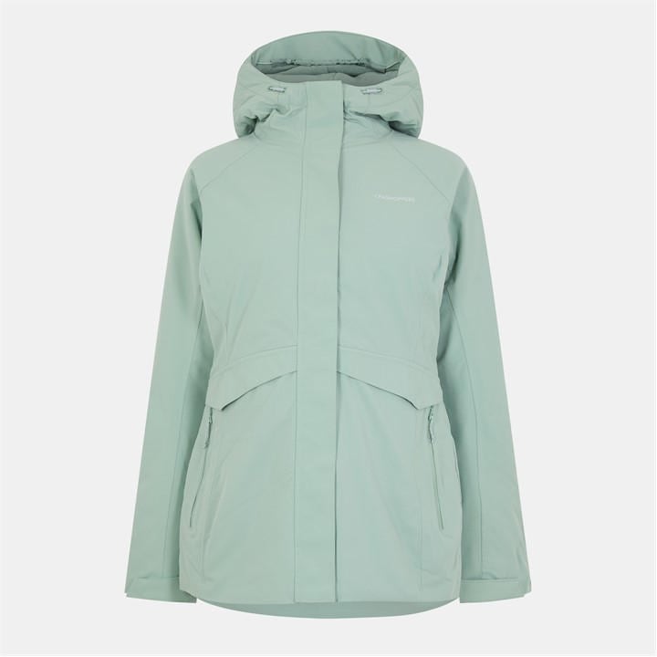 Craghoppers Women's Green Crag Caldbeck Waterproof Insulated Puffer Jacket in Size 16, Sports Direct