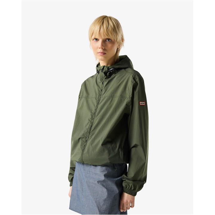 Hunter Women's Green Rain Anorak Jacket in Size 14, Sports Direct