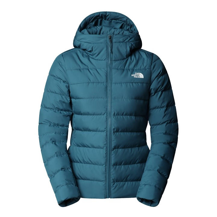 The North Face Women's Blue Aconcagua Hooded Down Water Resistant Insulated Puffer Jacket in Size 10, Sports Direct