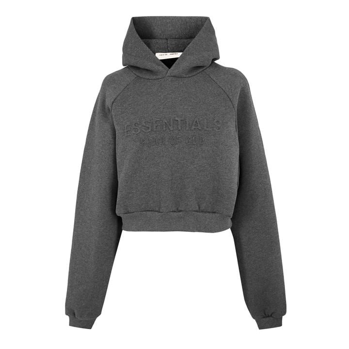 Fear Of God Essentials Women's Black Overhead Hoodie in Size 6, Sports Direct