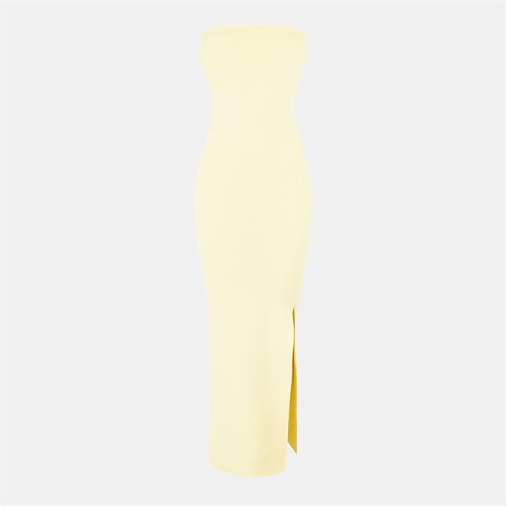 Jack Wills Women's Yellow Classic Bandeau Knitted Jumper Dress in Size 10, Sports Direct