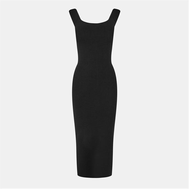 Jack Wills Women's Bardot Midaxi Black Size 6 (2Xs) - Image 2
