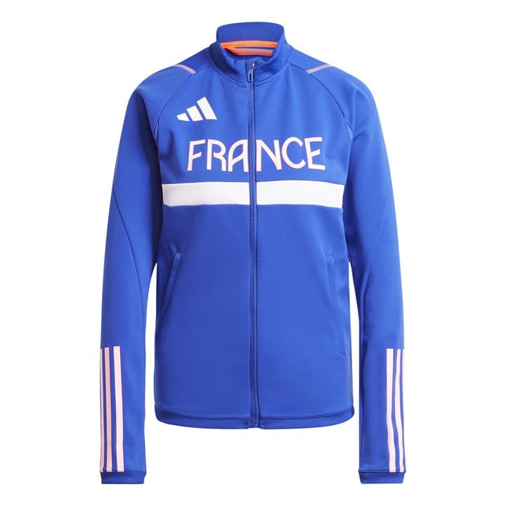 France  Women's  Team  Aeroready Slim Fit Performance Training Jacket, Football by adidas in Size M, Sports Direct