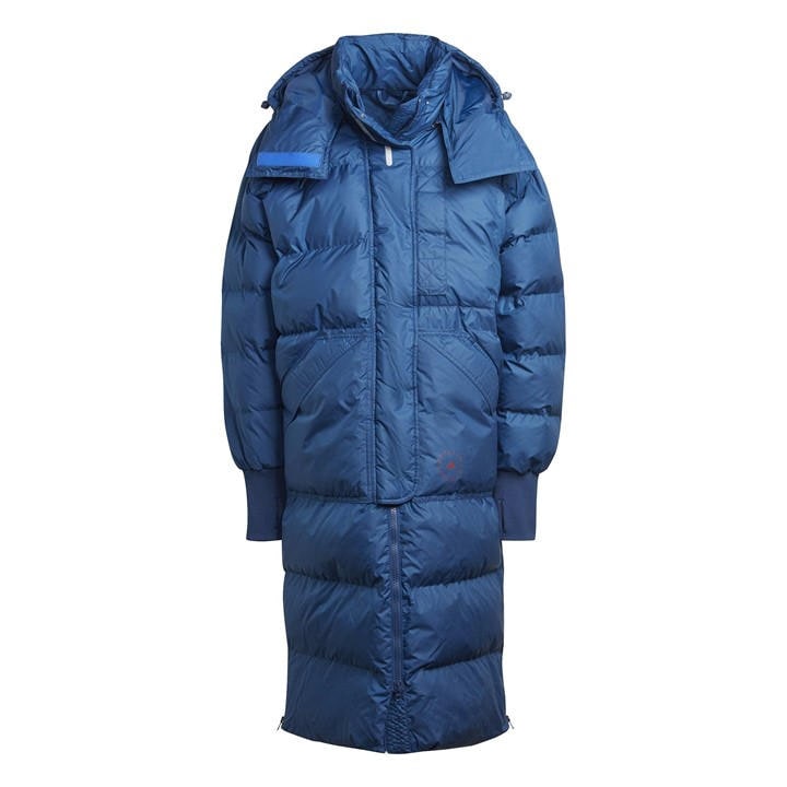 Adidas Women's Blue Asmc Long Puf in Size 2XS, Sports Direct