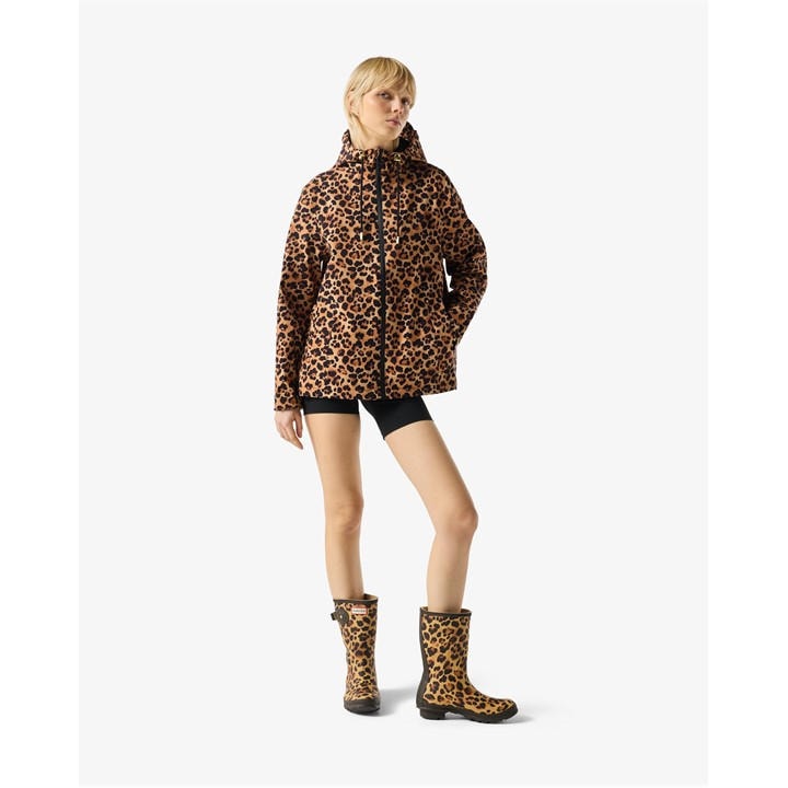 Hunter Women's Brown Rain Anorak Jacket in Size 10, Sports Direct
