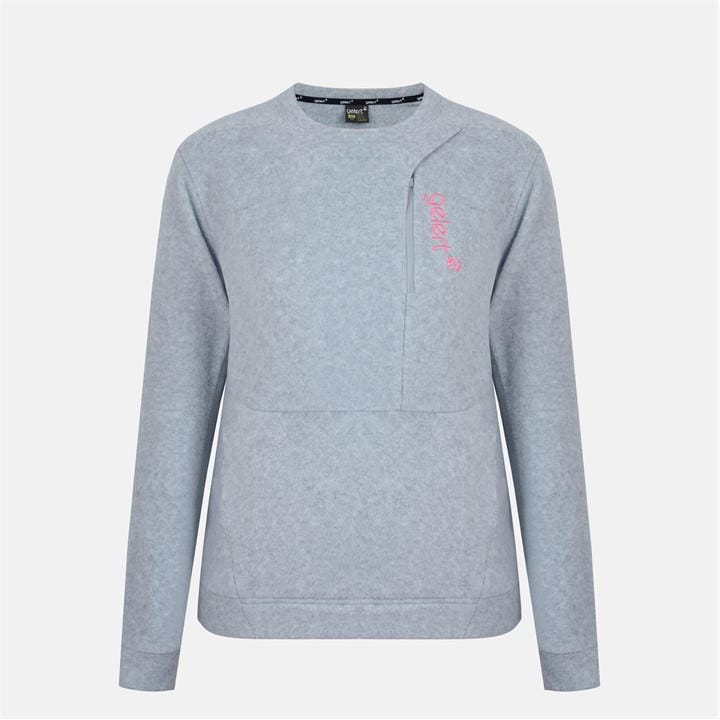 Gelert Women's Grey Fleece Crew Sweatshirt in Size 10, Sports Direct