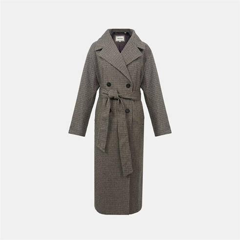 Jack Wills - Women's Longline Wool Regular-Fit Overcoat