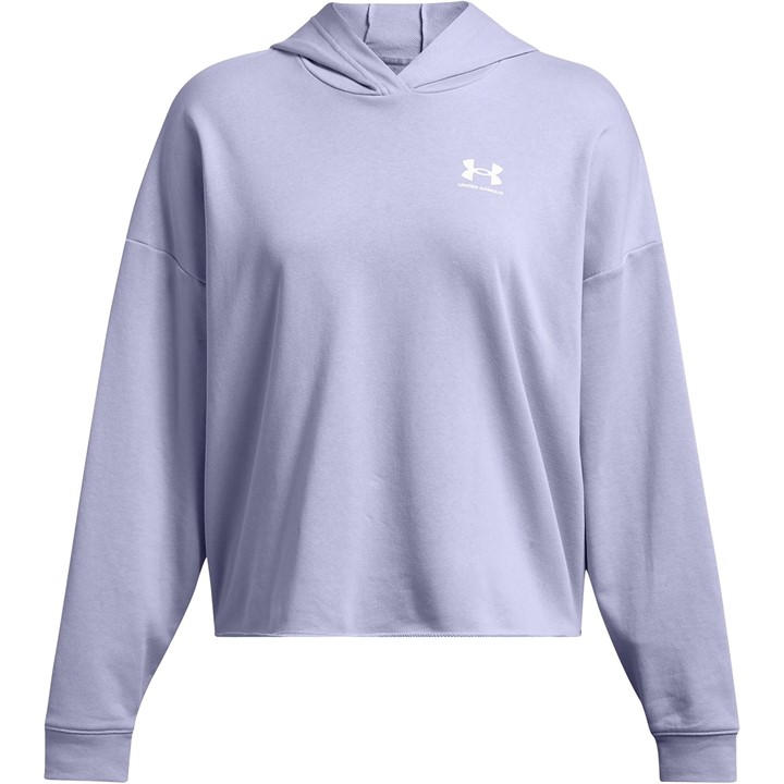 Under Armour Women's Purple Rival Terry Crew Sweatshirt in Size 8, Sports Direct