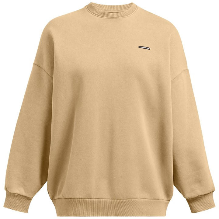 Under Armour Women's Brown Icon Crew Sweatshirt in Size 12, Sports Direct